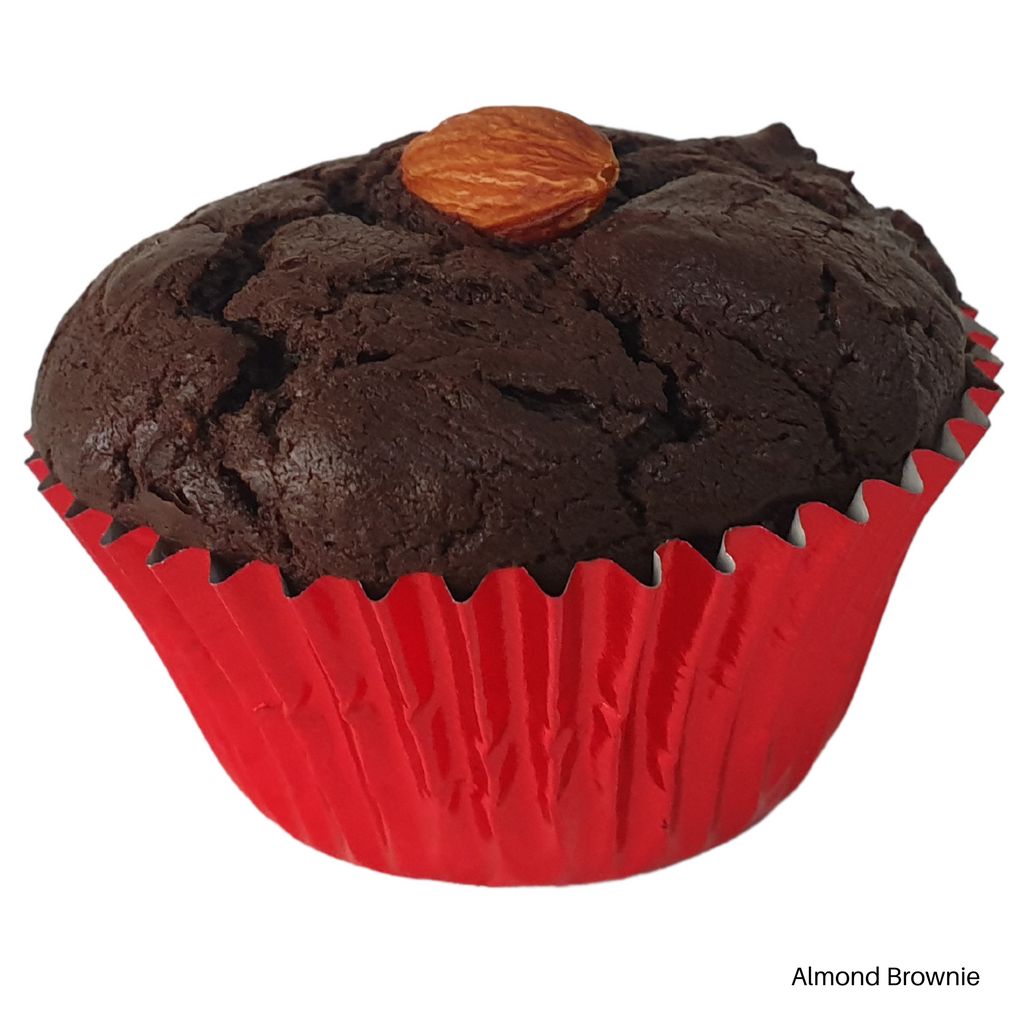 Almond Brownie Cupcake