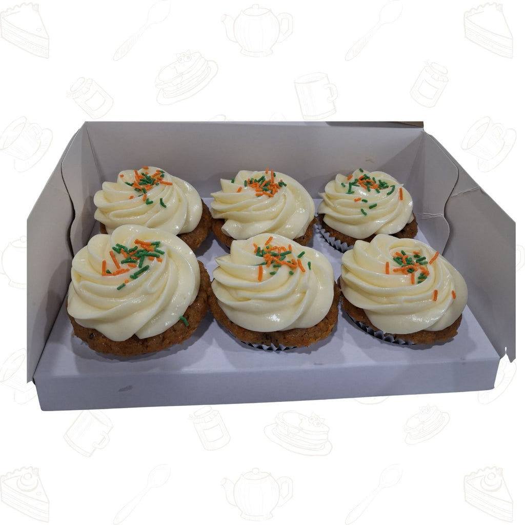 Carrot + Cream Cheese Cupcake