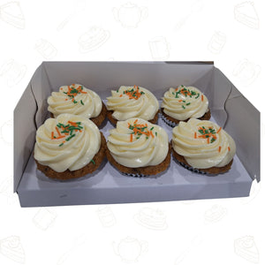 Carrot + Cream Cheese Cupcake
