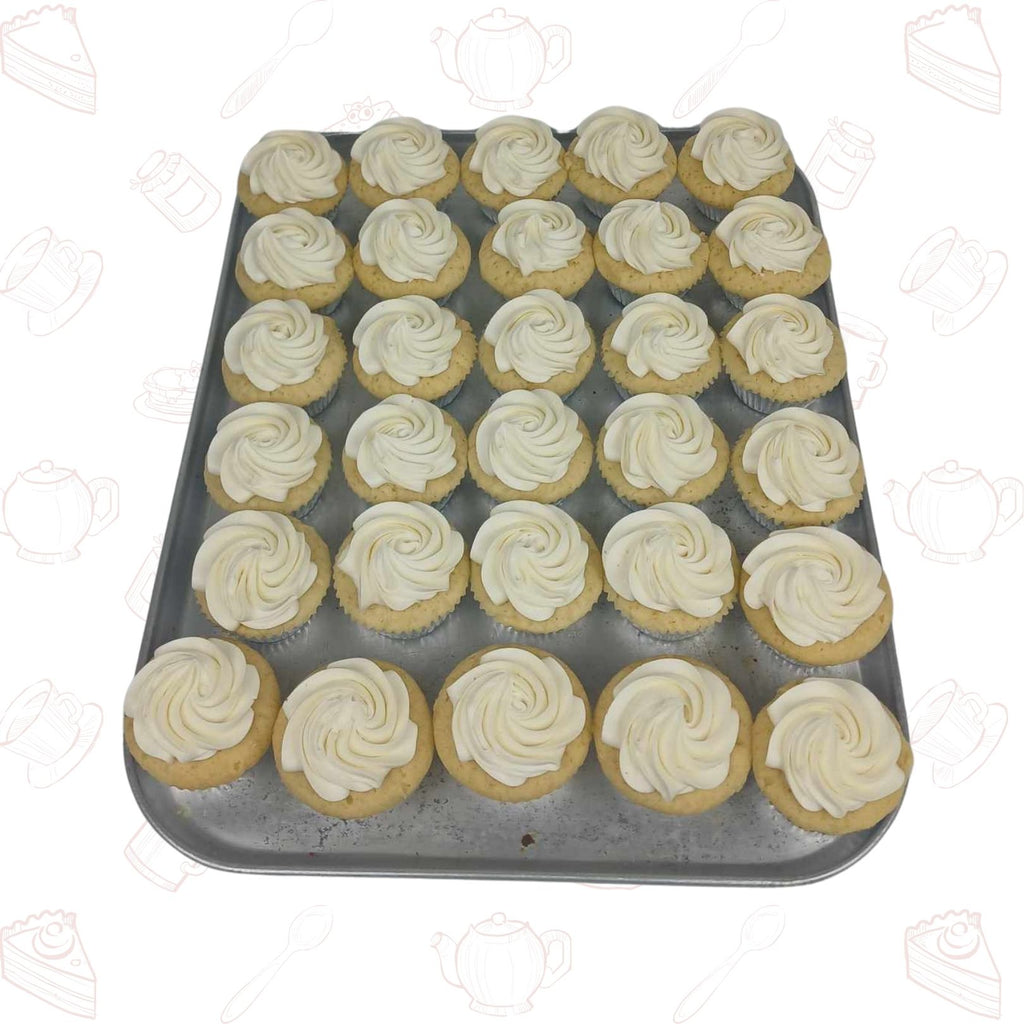Lemon Butter + Buttercream Cupcake