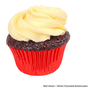 Red Velvet + Butter Cream Cupcake