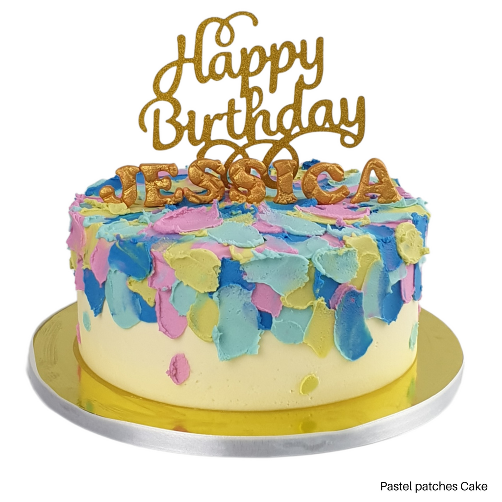 Pastel Patches Cake (LEAD TIME: 3 Days)