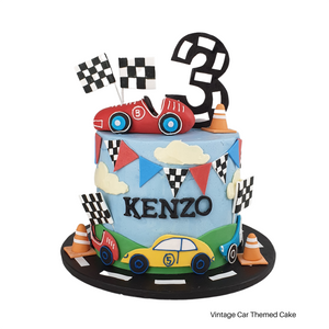 Vintage Car Themed Cake (LEAD TIME: 3 Days)